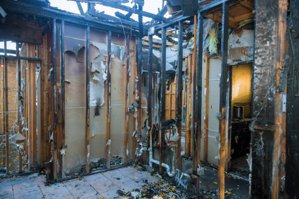 Professional Emergency Fire Cleanup technician working in Abington, PA